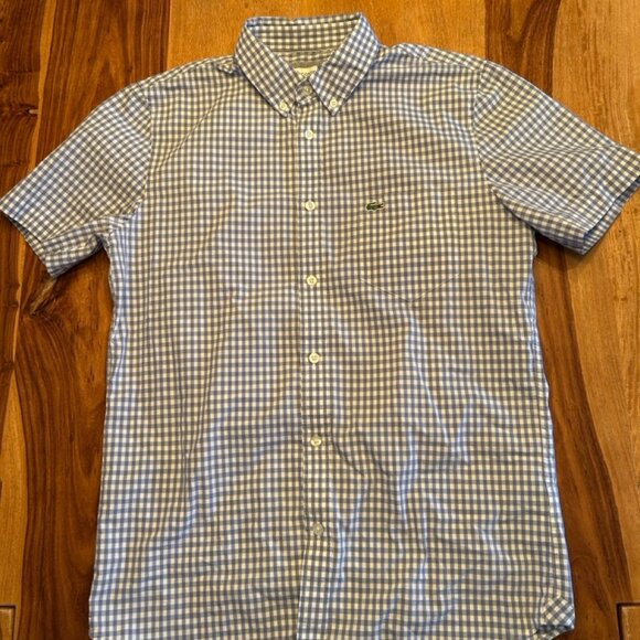 MEN´S SLIM FIT GINGHAM POPLIN SHIRT - Picture 2 of 5